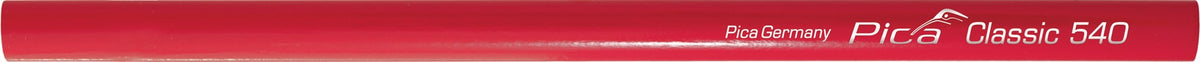 Zimmermannsbleistift Pica Classic 540 2H ovale Form 24 cm rot Packung mit 100 Stück