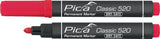 PICA Permanentmarker Classic schwarz mit Rundspitze 1-4 mm – 10 Stück