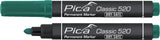 PICA Permanentmarker Classic schwarz mit Rundspitze 1-4 mm – 10 Stück
