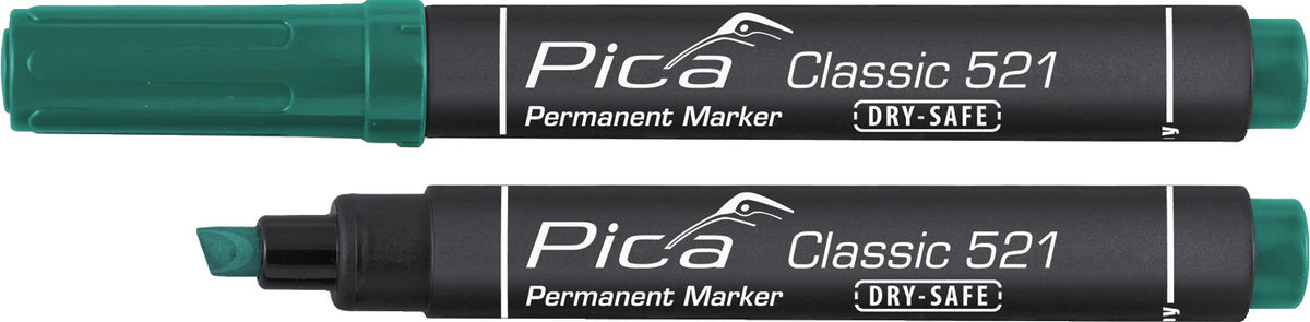 PICA Permanentmarker Classic schwarz mit Rundspitze 1-4 mm – 10 Stück