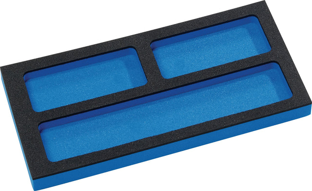 PROMAT Werkzeugmodul Leereinlage Größe 1/3 – Schaumstoff-Einlage 185 x 385 x 30 mm