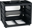 RAACO Sortimentskastentresor B376xT310xH265mm aus Polypropylen mit 4 Fächern
