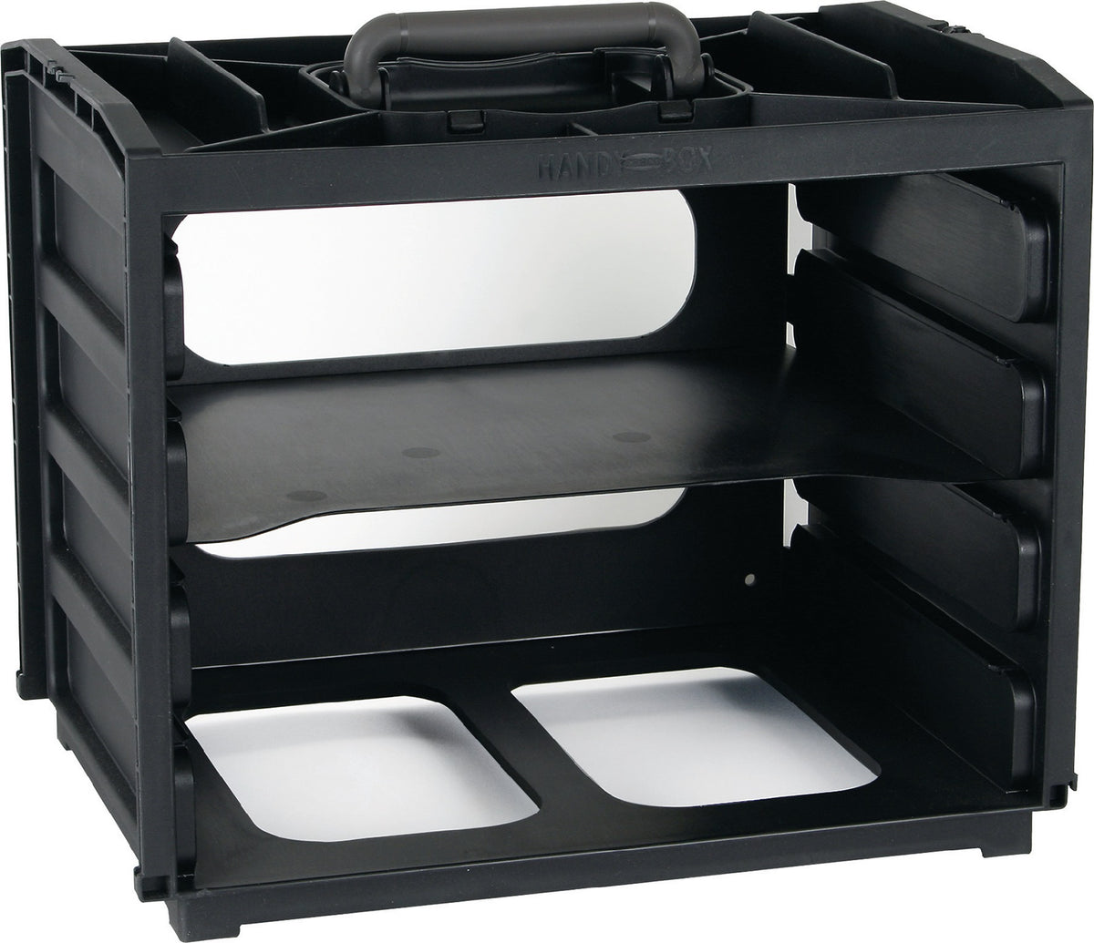 RAACO Sortimentskastentresor B376xT310xH265mm aus Polypropylen mit 4 Fächern