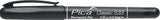 PICA Permanentmarker CLASSIC schwarz 0,7 mm Rundspitze – 10 Stück