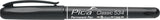 PICA Permanentmarker CLASSIC schwarz 0,7 mm Rundspitze – 10 Stück