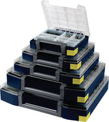 RAACO Sortimentskoffer boxxser 241x225x55 mm mit 9 Fächern und Profilraster