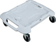 BS SYSTEMS Transportroller L-BOXX® Trade – mobile Plattform, Tragfähigkeit bis 100 kg, Kunststoff grau/weiß