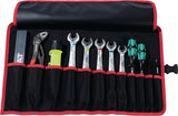 PARAT Werkzeugrolltasche 8 Fächer 410x330 mm Nylon schwarz/rot – Steckverschluss