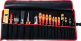 PARAT Werkzeugrolltasche 8 Fächer 410x330 mm Nylon schwarz/rot – Steckverschluss
