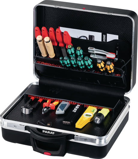 PARAT Schalenkoffer Classic KingSize Roll CP-7 – Rollbarer Werkzeugkoffer aus X-ABS-Kunststoff, 35 l, bis 30 kg