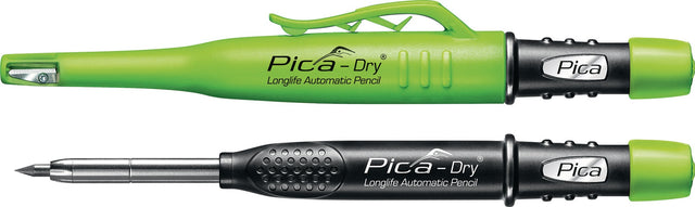 PICA Bau-/Tieflochmarker Pica-Dry graphit mit Graphit-Mine – Markiert auf fast allen Oberflächen