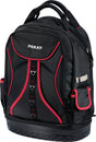 PARAT Werkzeugrucksack B360xT170xH440mm Nylon schwarz/rot – 15 Fächer & Laptopfach