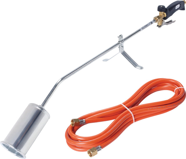ROTHENBERGER INDUSTRIAL Propananwärmbrennerset RoMaxi Eco – manuelle Zündung, 5 m Schlauch, 8 kg/h