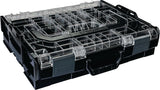 BS SYSTEMS Werkzeugkoffer L-BOXX 102 mit transparentem Deckel – stapelbar, ABS, 445 x 358 x 118 mm