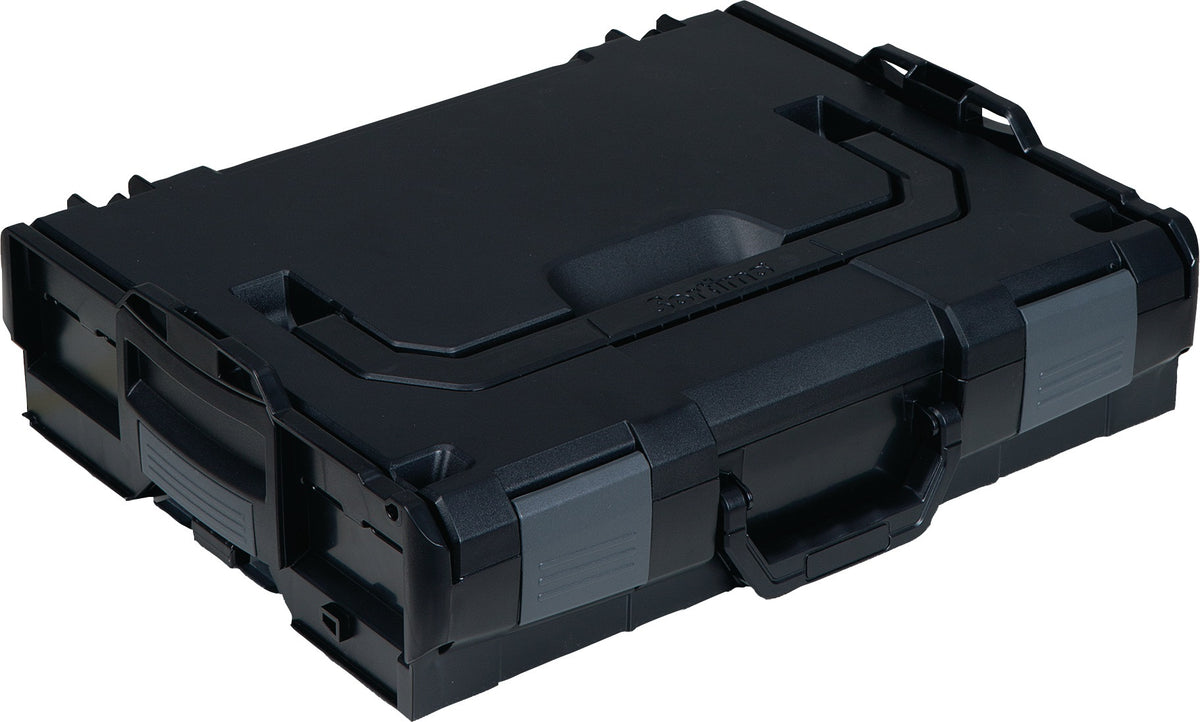 BS SYSTEMS Werkzeugkoffer L-BOXX 102 mit transparentem Deckel – stapelbar, ABS, 445 x 358 x 118 mm