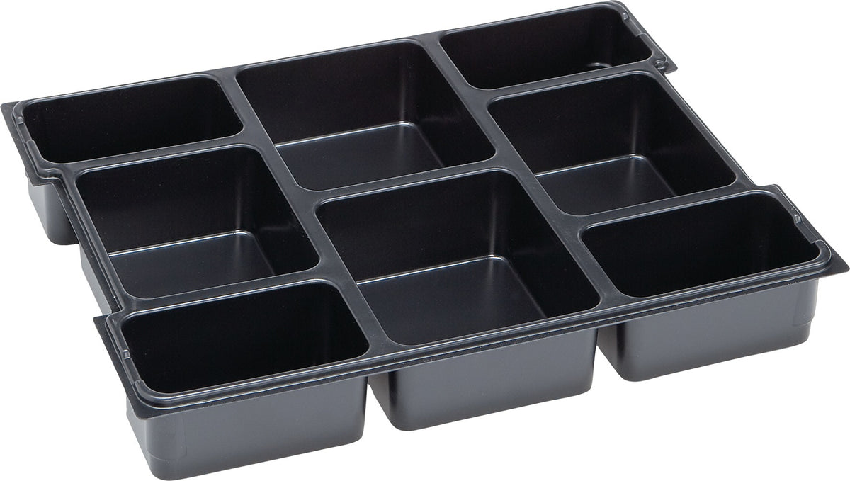 BS SYSTEMS Kleinteileeinsatz L-BOXX® LB 102 B404xT312xH61mm Polystyrol mit 8 Mulden