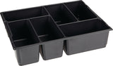 BS SYSTEMS Kleinteileeinsatz L-BOXX® LB 102 B404xT312xH61mm Polystyrol mit 8 Mulden