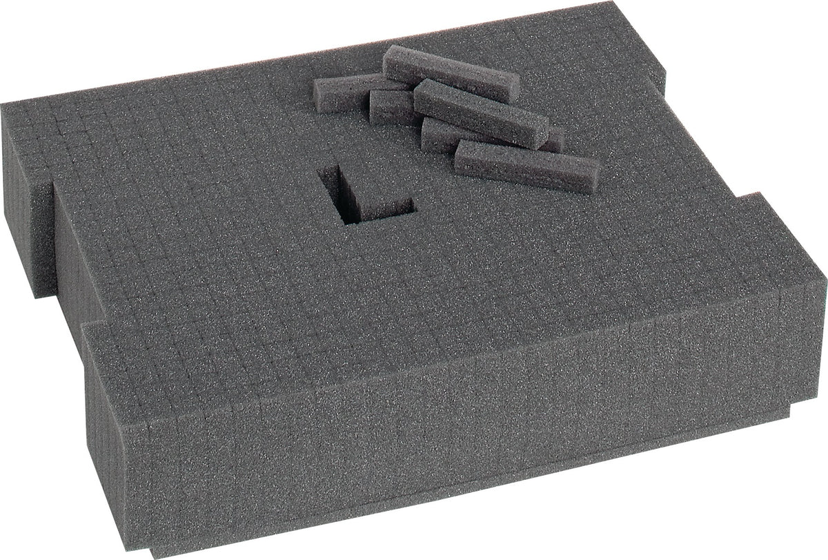 Rasterschaum L-BOXX® LB 136 von BS SYSTEMS – vorperforierter Schaumstoffeinsatz für L-BOXX® 136