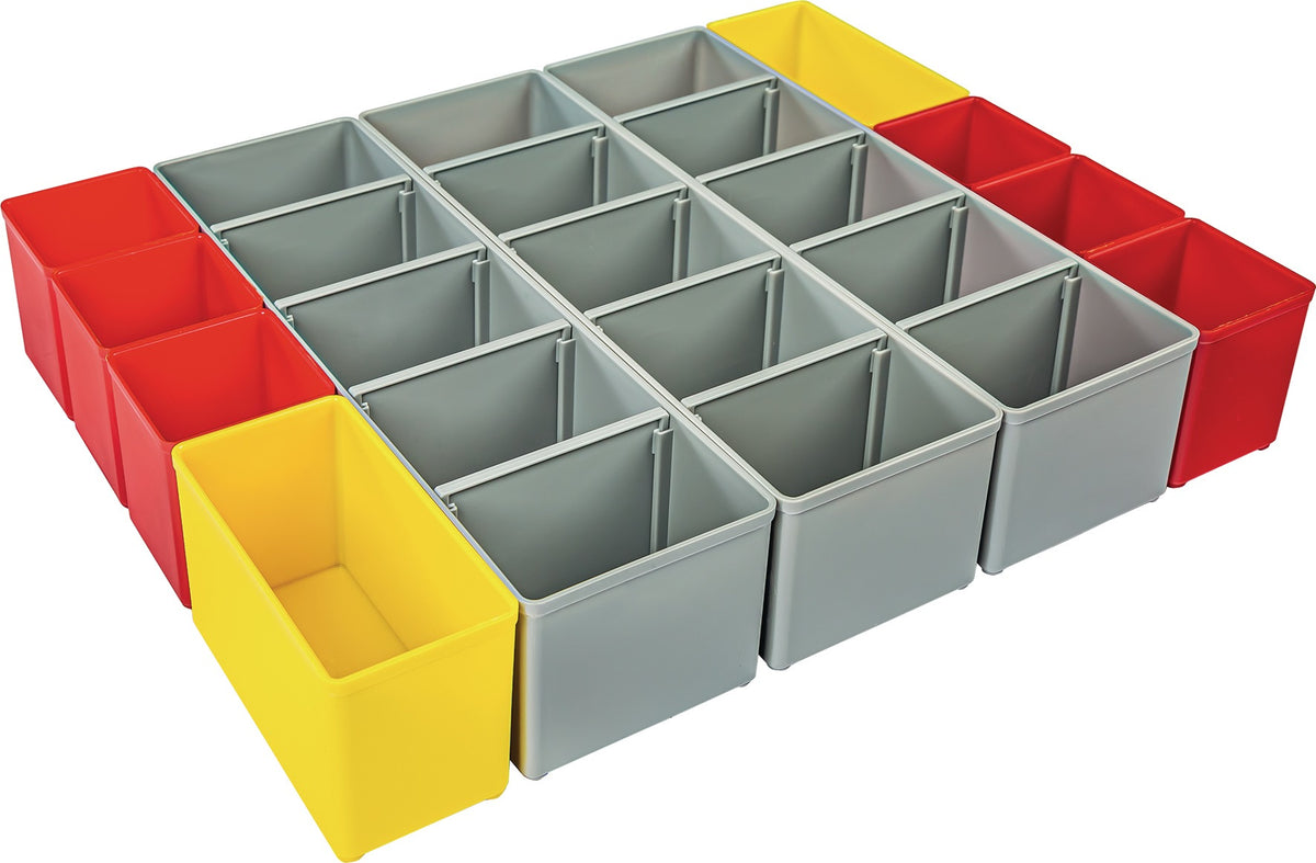 BS SYSTEMS Einteilungsset H3 iB 72 – 14 Fächer, 6 Farben, für i-BOXX 72 & LS-Tray 72