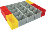 BS SYSTEMS Einteilungsset H3 iB 72 – 14 Fächer, 6 Farben, für i-BOXX 72 & LS-Tray 72