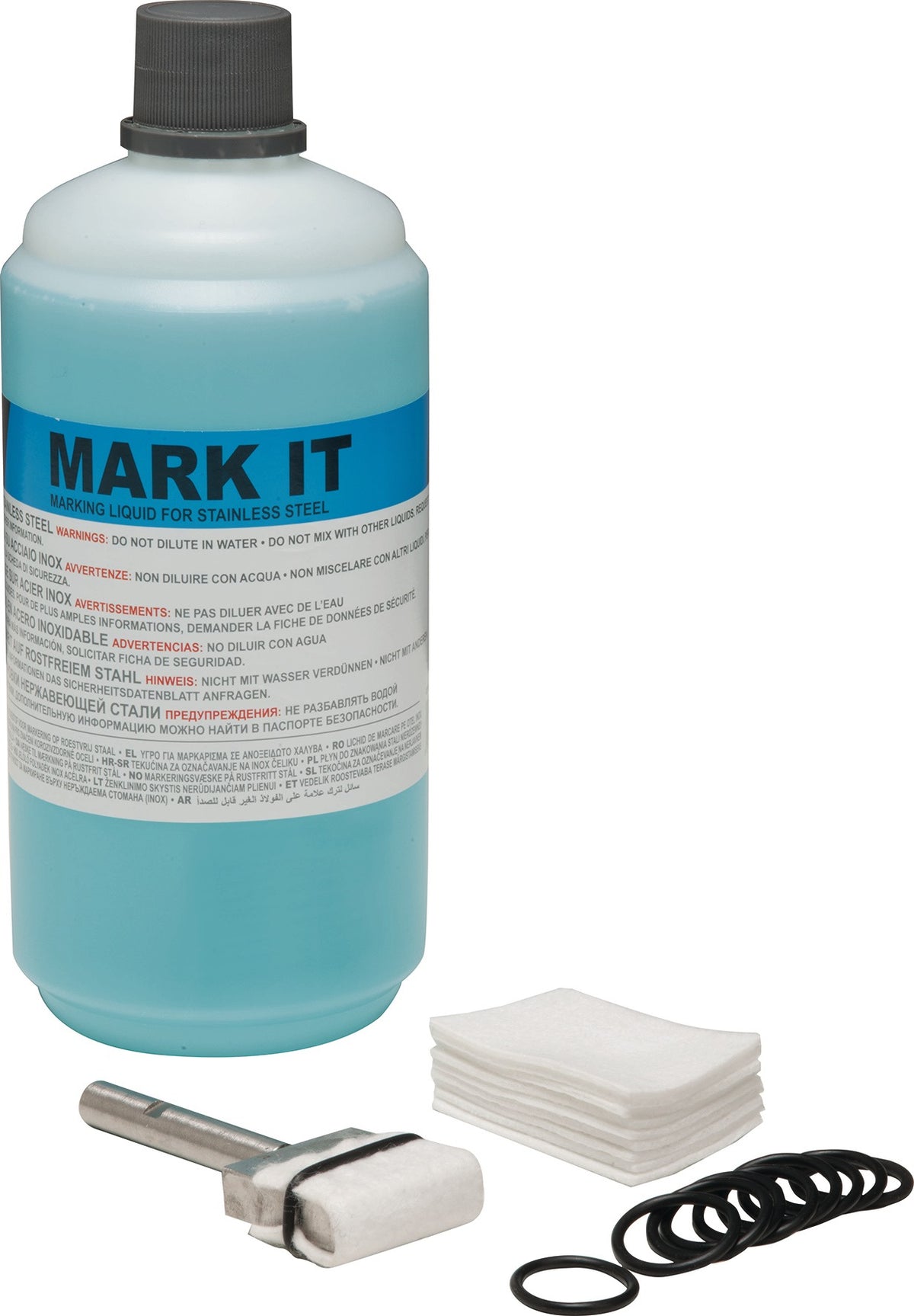 TELWIN Markierelektrolyt-Set MARKING KIT 1 l Flasche für präzise Markierungen