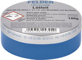 FELDER Lötfett 50g zum Weichlöten – 5er-Pack, DIN EN 29454 F-SW 21