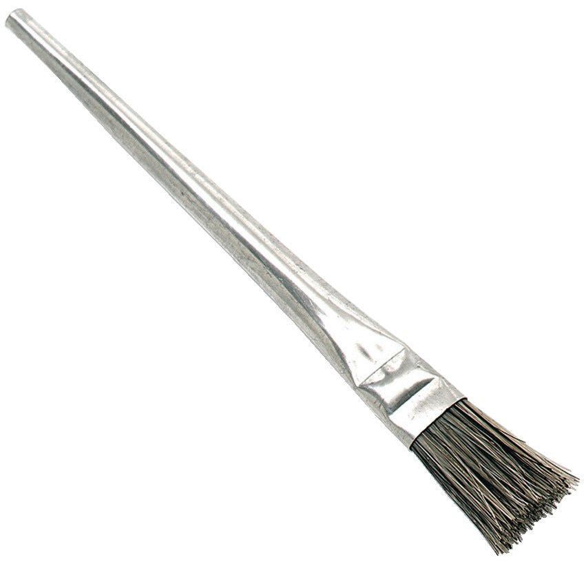 Nölle Profi Brush Lötwasserpinsel 120 mm Chinaborste, konisch flache Blechhülse