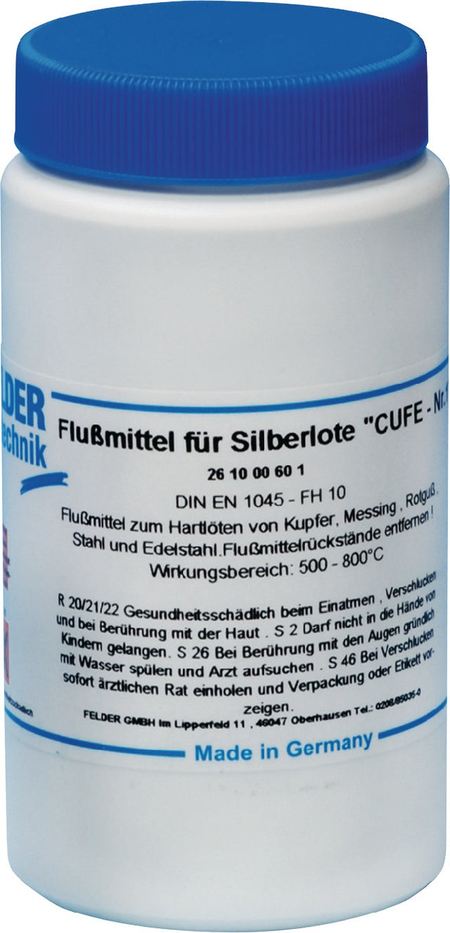 FELDER Hartlötpaste CuFe Nr.1 500-800°C 250g für Kupfer, Stahl und Edelstahl