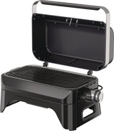 CAMPINGAZ Elektrogrill Attitude 2go – Tragbarer Tischgrill mit emailliertem Gusseisen-Grillrost