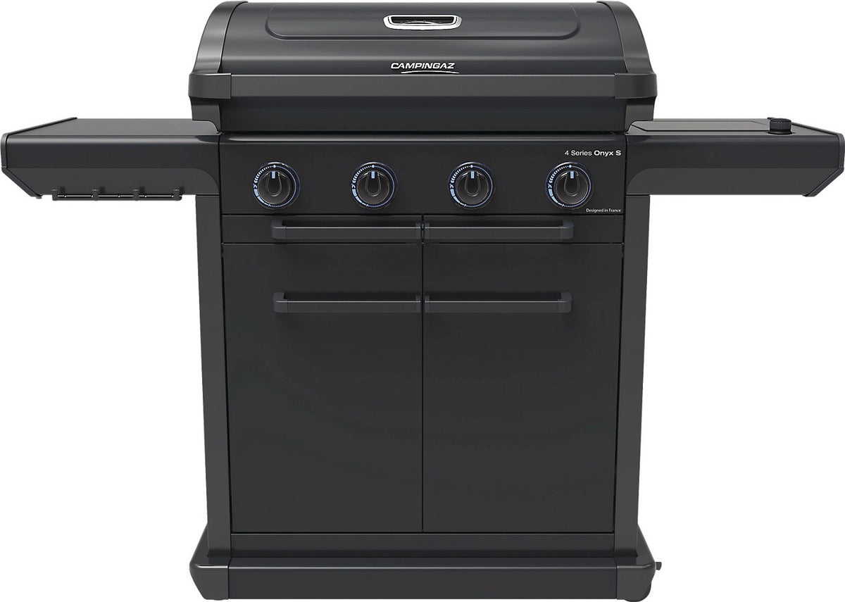 CAMPINGAZ Gasgrill 4 Series Onyx S mit 4 Blue Flame Power Brennern und Culinary Modular Basis