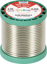FELDER Lötdraht ISO-Core® RA-Clear 1,5 mm Klappspule 1 m Sn99,3CuNiGe bleifrei
