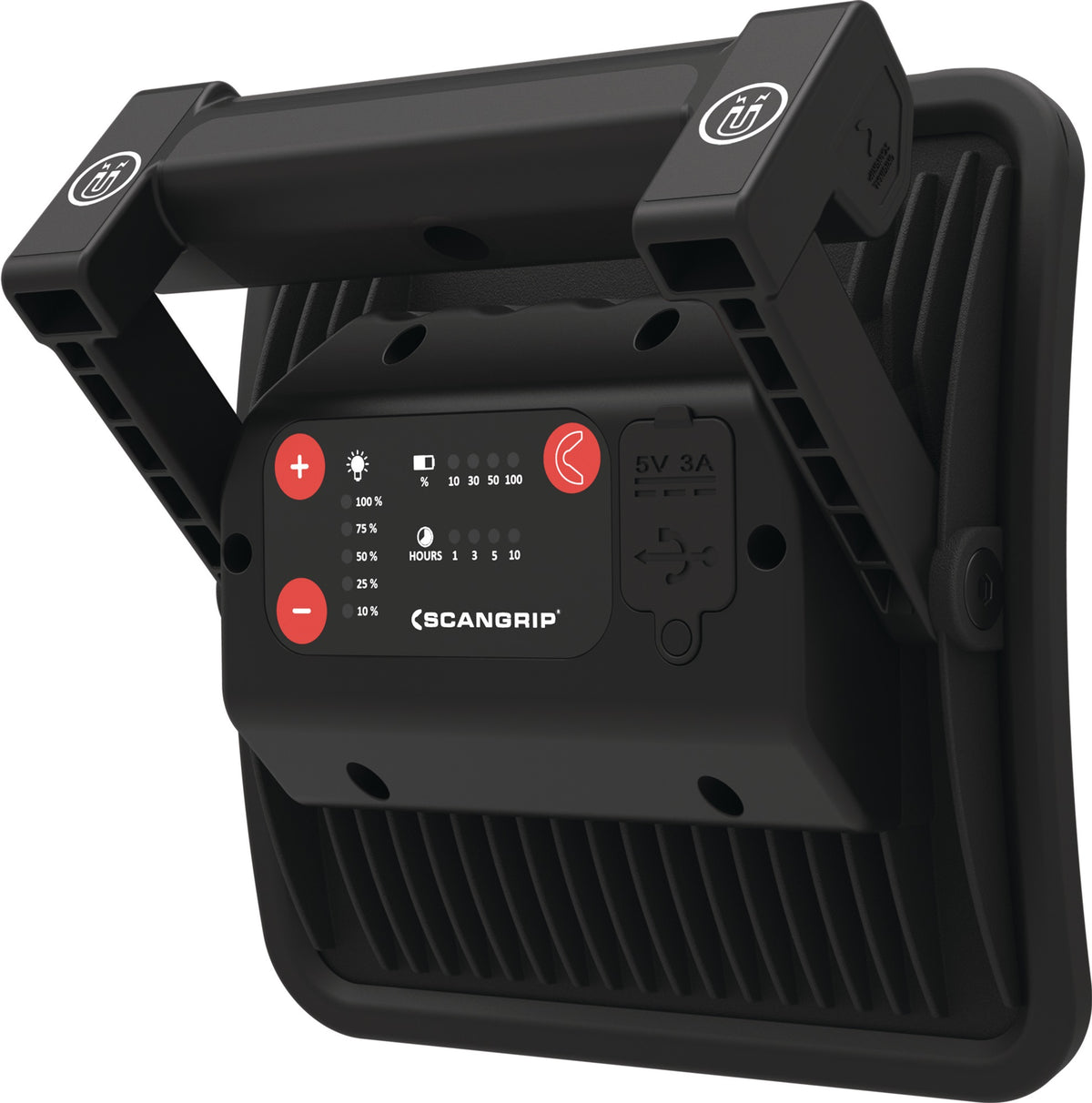 SCANGRIP LED-Baustrahler NOVA R 16 W 2000 lm Akku IP67 – Mobiles Arbeitslicht