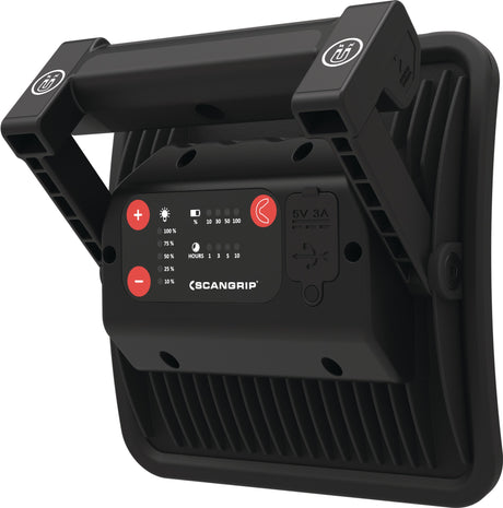 SCANGRIP LED-Baustrahler NOVA R 16 W 2000 lm Akku IP67 – Mobiles Arbeitslicht