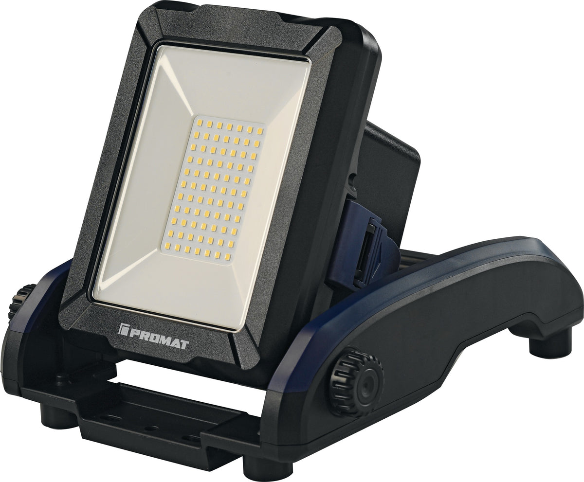 PROMAT LED-Strahler Multi Battery 20 W 2900 lm 18 V IP54 für Bosch Makita Milwaukee DeWalt CAS