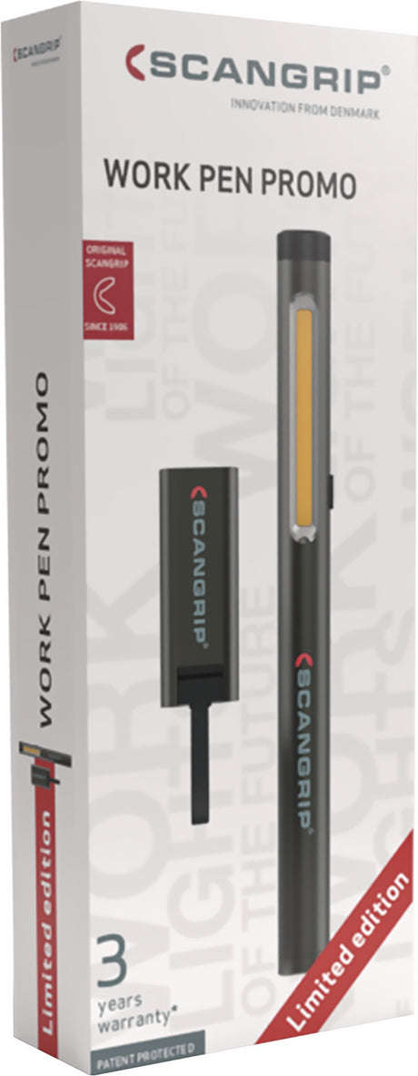 SCANGRIP Stiftleuchte WORK PEN 200 R & FLASH MICRO R Set – 200 lm LED-Stiftlampe mit Dimmfunktion und Magnethalterung