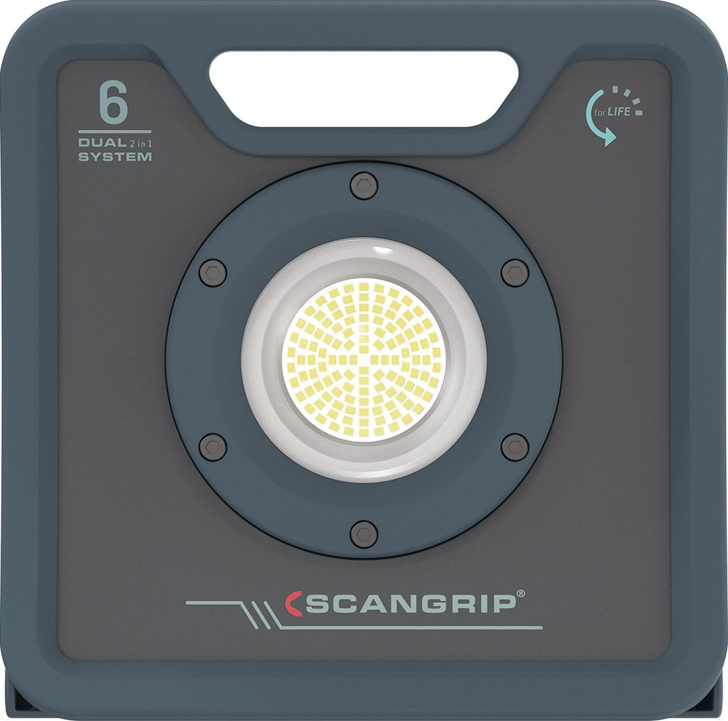 SCANGRIP Akku-Arbeitsleuchte NOVA 4C+R 30 W, 400-4000 lm, IP67, 5700K