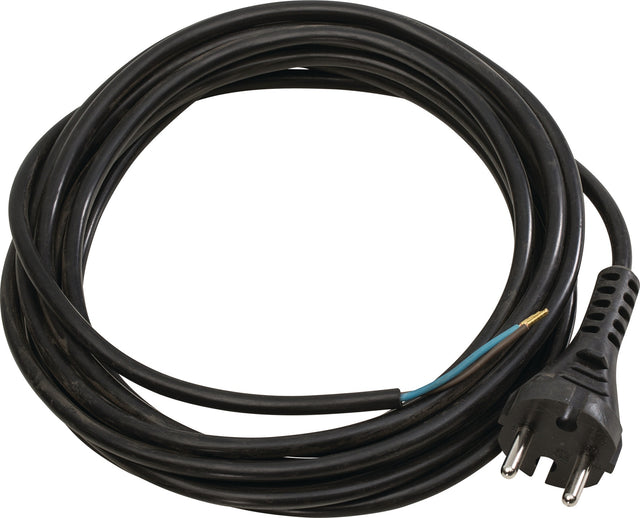 WEINGÄRTNER Anschlussleitung H05RN-F 2x1,0mm² 5m Schutzkontaktstecker schwarz