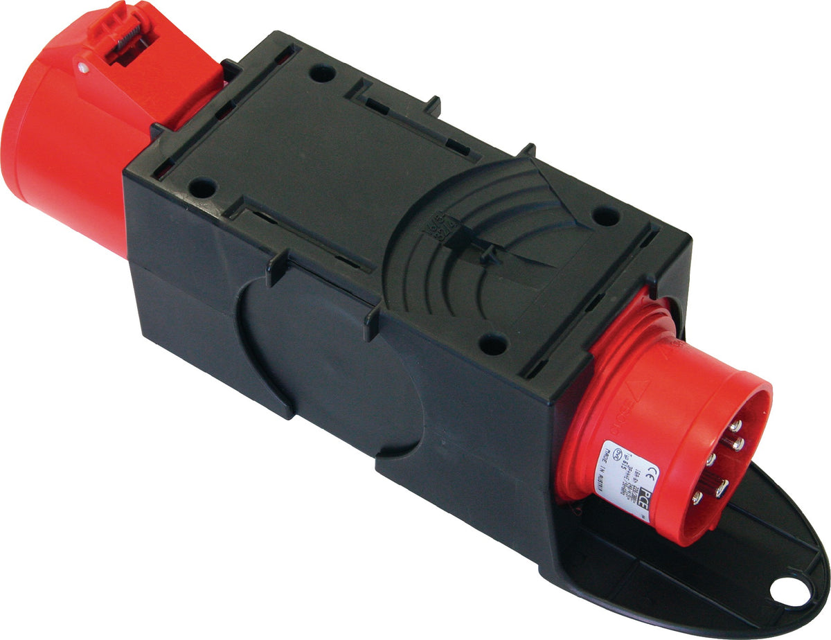 JÄGER DIREKT CEE-Adapter 16A 400V 6h IP44 – Spritzwassergeschützt für Innen- und Außenbereich