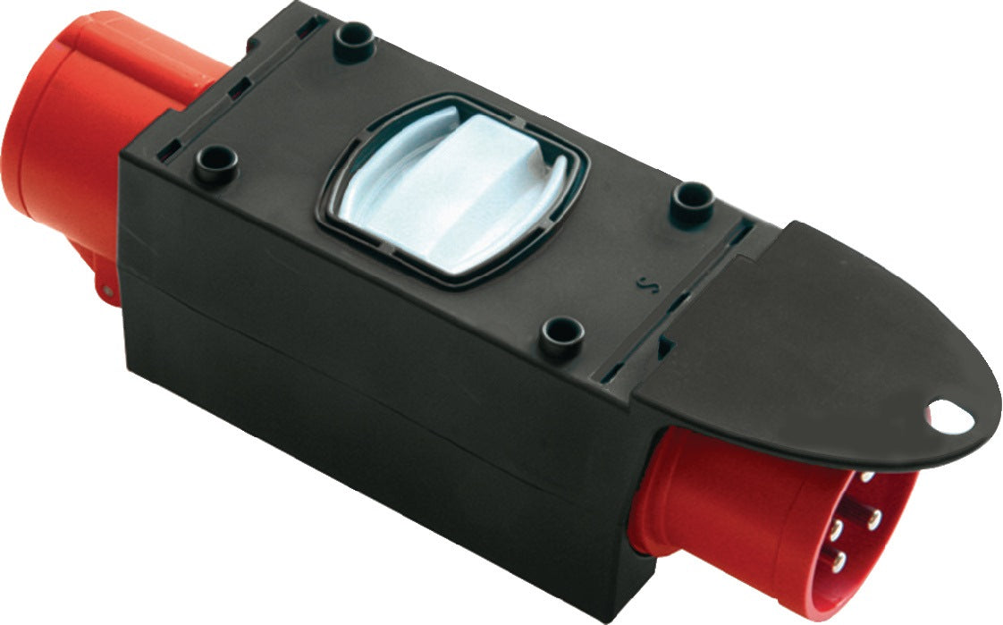 JÄGER DIREKT CEE-Adapter 16A 400V 6h IP44 – Spritzwassergeschützt für Innen- und Außenbereich