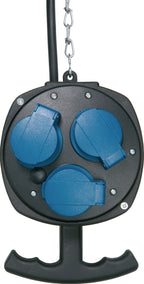 CEE 5-polig 400V/16 A / H07RN-F 5G1,5 / 2x CEE 5-polig 400V/16A 6h + 3x 230V/16A