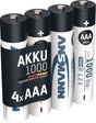 ANSMANN Akkuzelle 1,2 V 1000 mAh R03-AAA-Micro HR03, 4er Blister