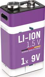 1 9 V E-Block Li-Ion / 9 V / 340 mAh