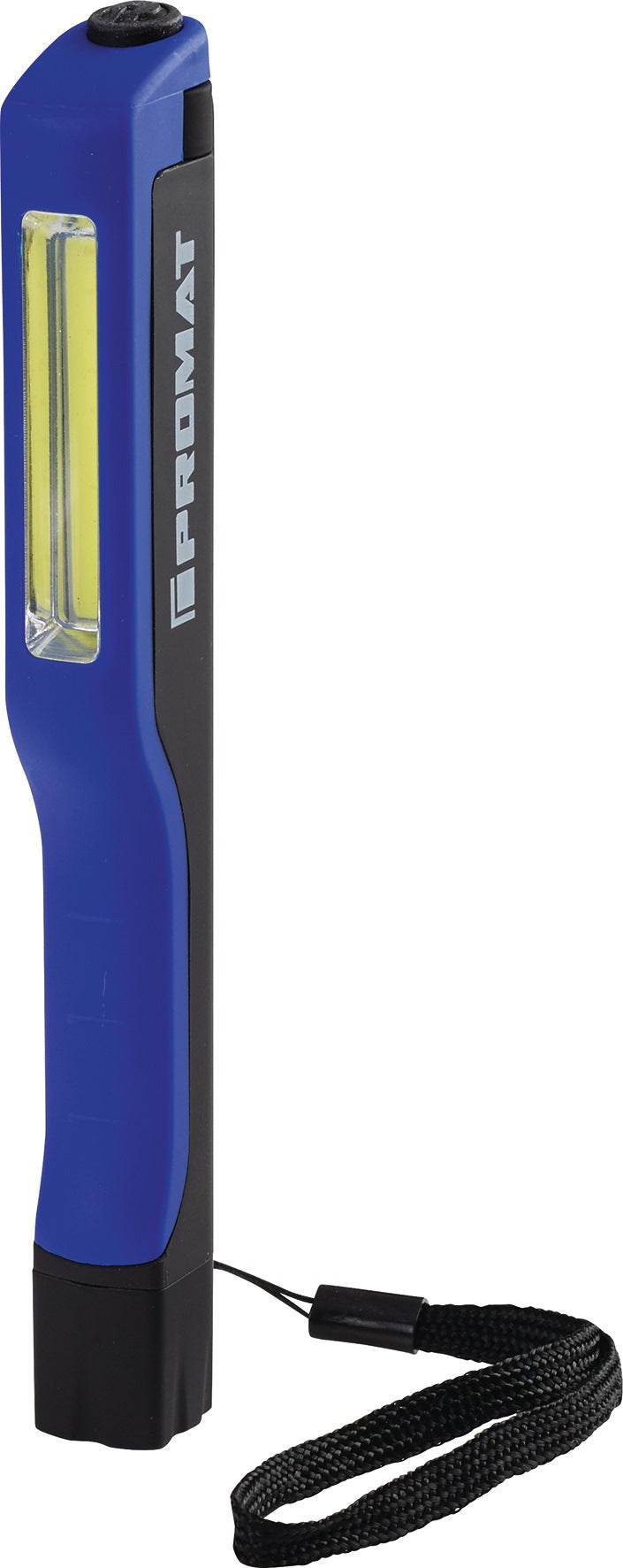 PROMAT LED-Taschenlampe 80 lm mit magnetischem Clip und 180° drehbarem Kopf