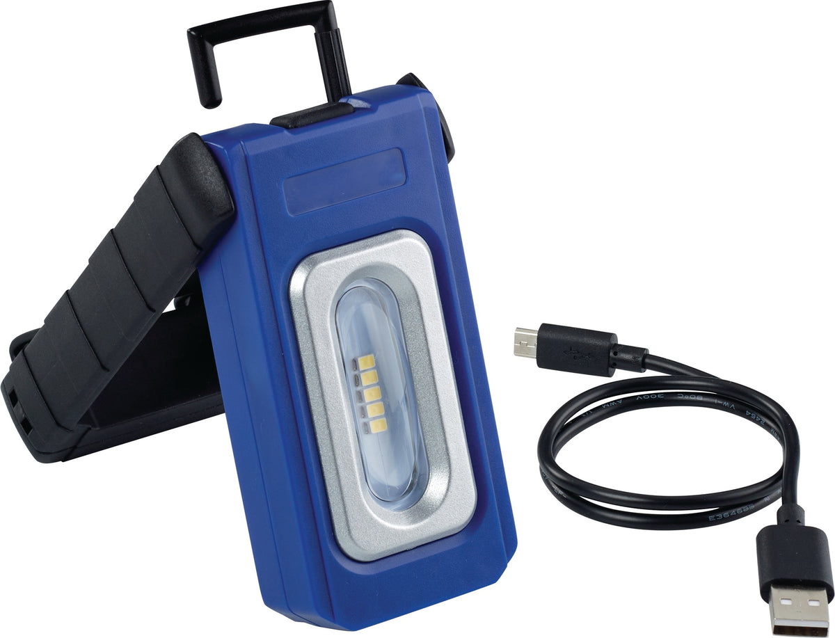 PROMAT LED-Akkuhandleuchte 100/300 lm, 360° Bügel, USB-C, IP54