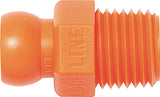 LOC-LINE Gewindenippel Gr. 1/4″ R 1/8 – Beutel mit 4 Stück, 6,35 mm