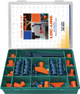 LOC-LINE Kühlmittelschlauchset Gr. 1/2" 8-teilig – Grundausstattung für flexible Kühlmittelzufuhr