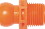 LOC-LINE Gewindenippel Gr. 1/2" R 3/8 – Beutel mit 4 Stück für Schlauchsysteme