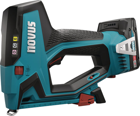 NOVUS Akku-Tacker J-551 solo 18 V – Profi-Tacker für Klammern 6–14 mm und Nägel 16 mm
