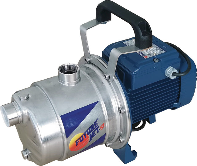 PEDROLLO Gartenpumpe EVOJET FUTUREJETm 1A ST – 6000 l/h, 48 m, 4,8 bar, Edelstahl AISI 304