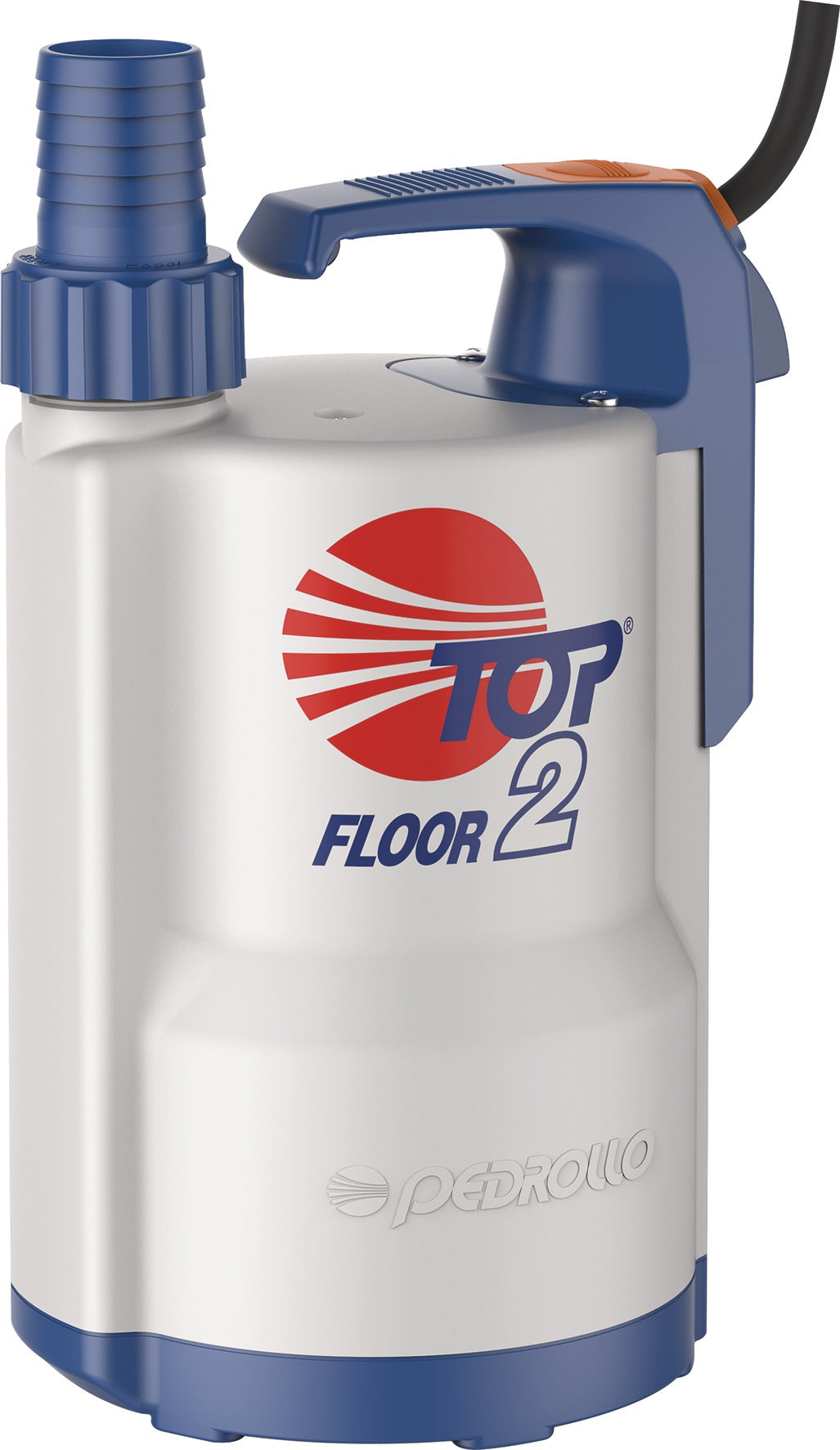 PEDROLLO Tauchpumpe TOP 1-Floor 7200 l/h max. 6,5 m 320 W – Für klare Wasserstände ab 2 mm